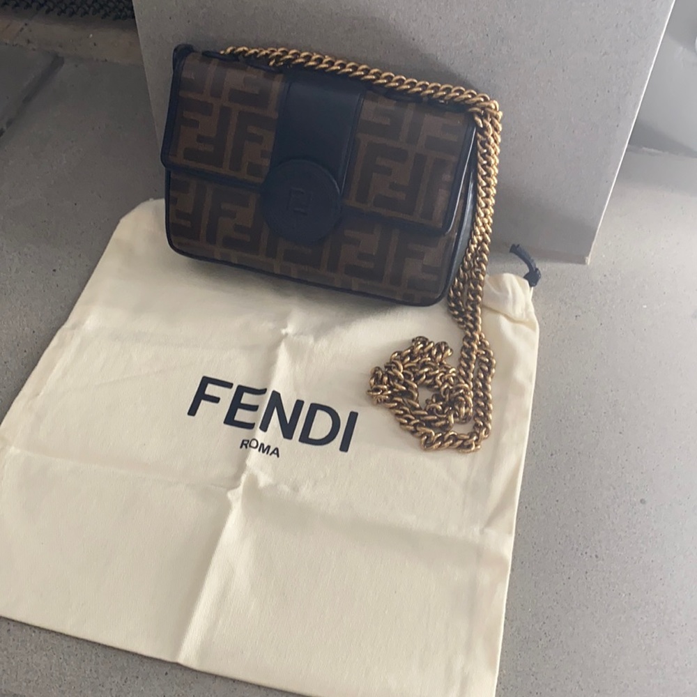 Fendi mini double F crossbody bag